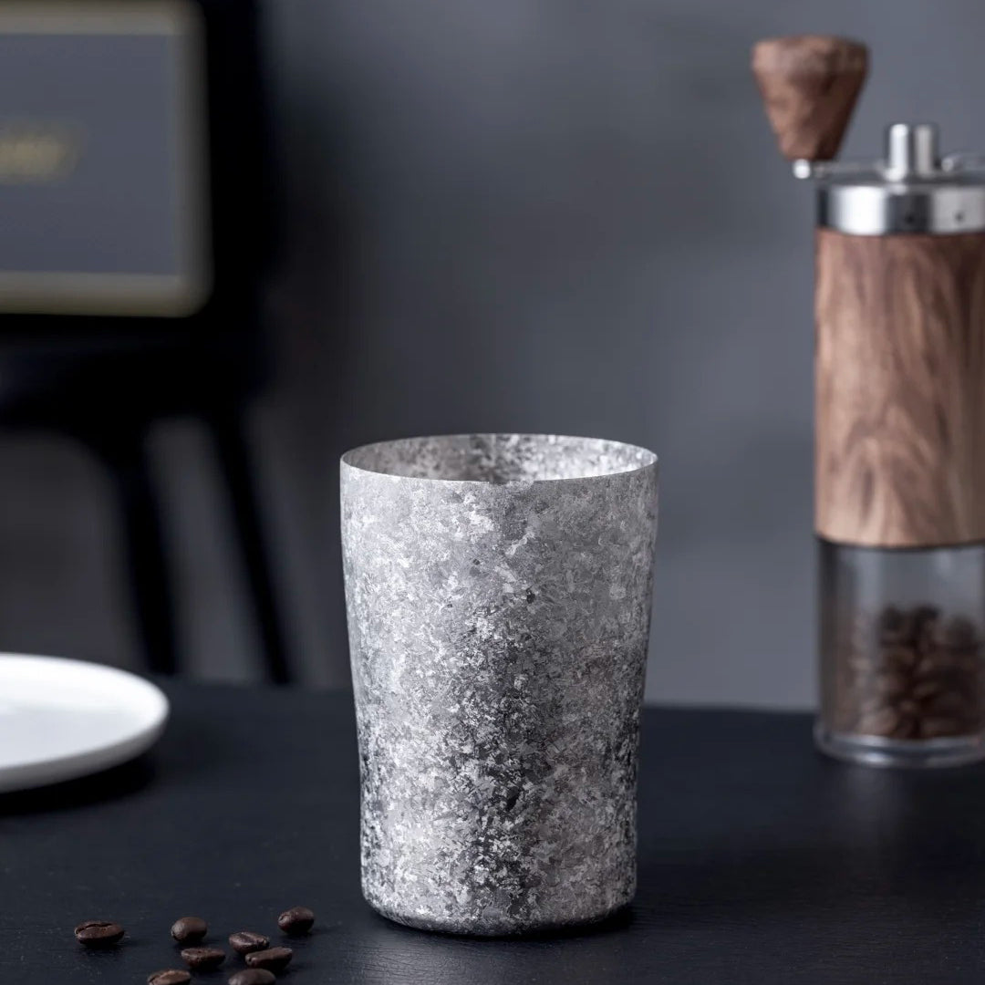 Ice Crystal Titanium Double-Wall Cups