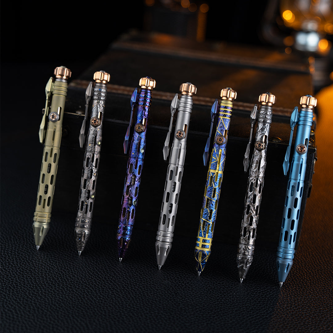 Titanium Tactical Bolt-Action Pen