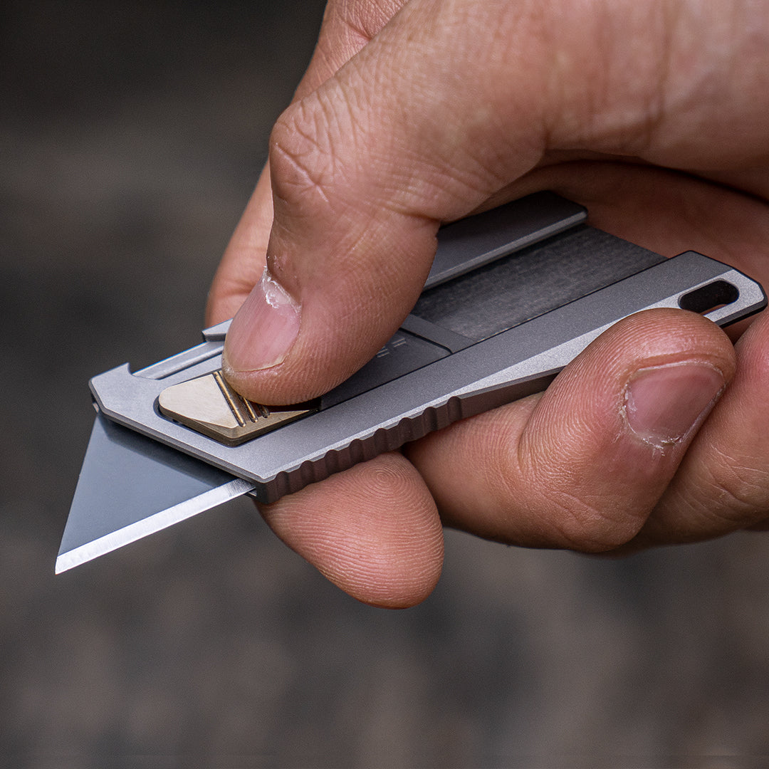 Retractable Mini Titanium EDC Utility Knife
