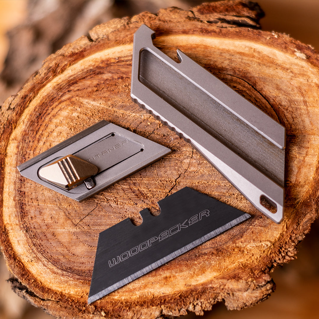 Retractable Mini Titanium EDC Utility Knife