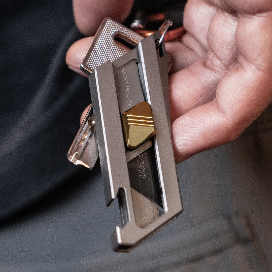 Retractable Mini Titanium EDC Utility Knife