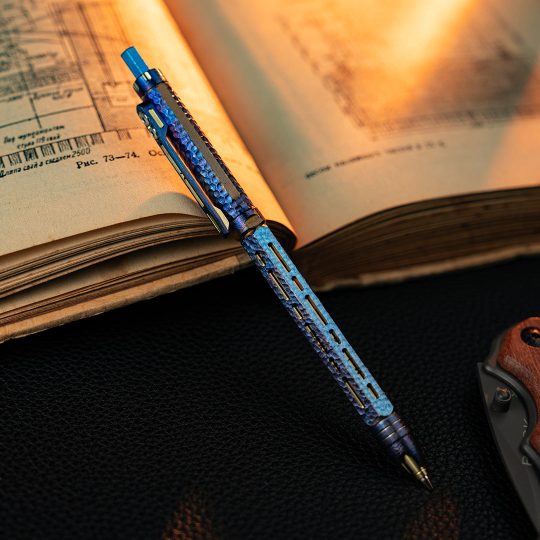 Hand-carved Ti-Chi Click Pencil