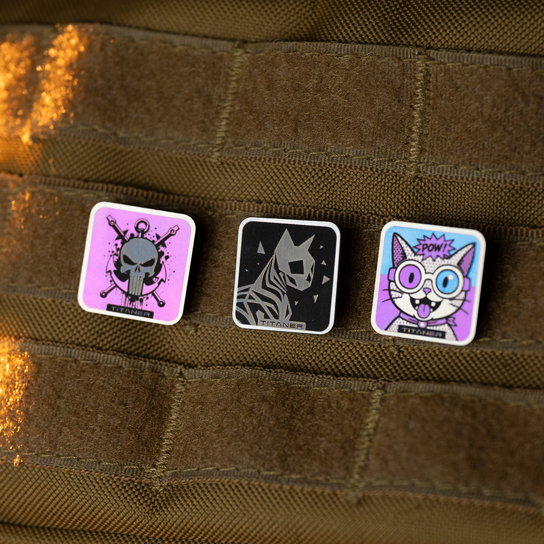 Titanium Velcro Patches Badges