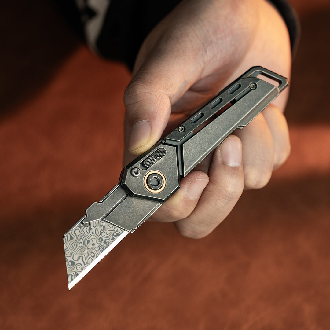 Titanium Ti Folding Knife