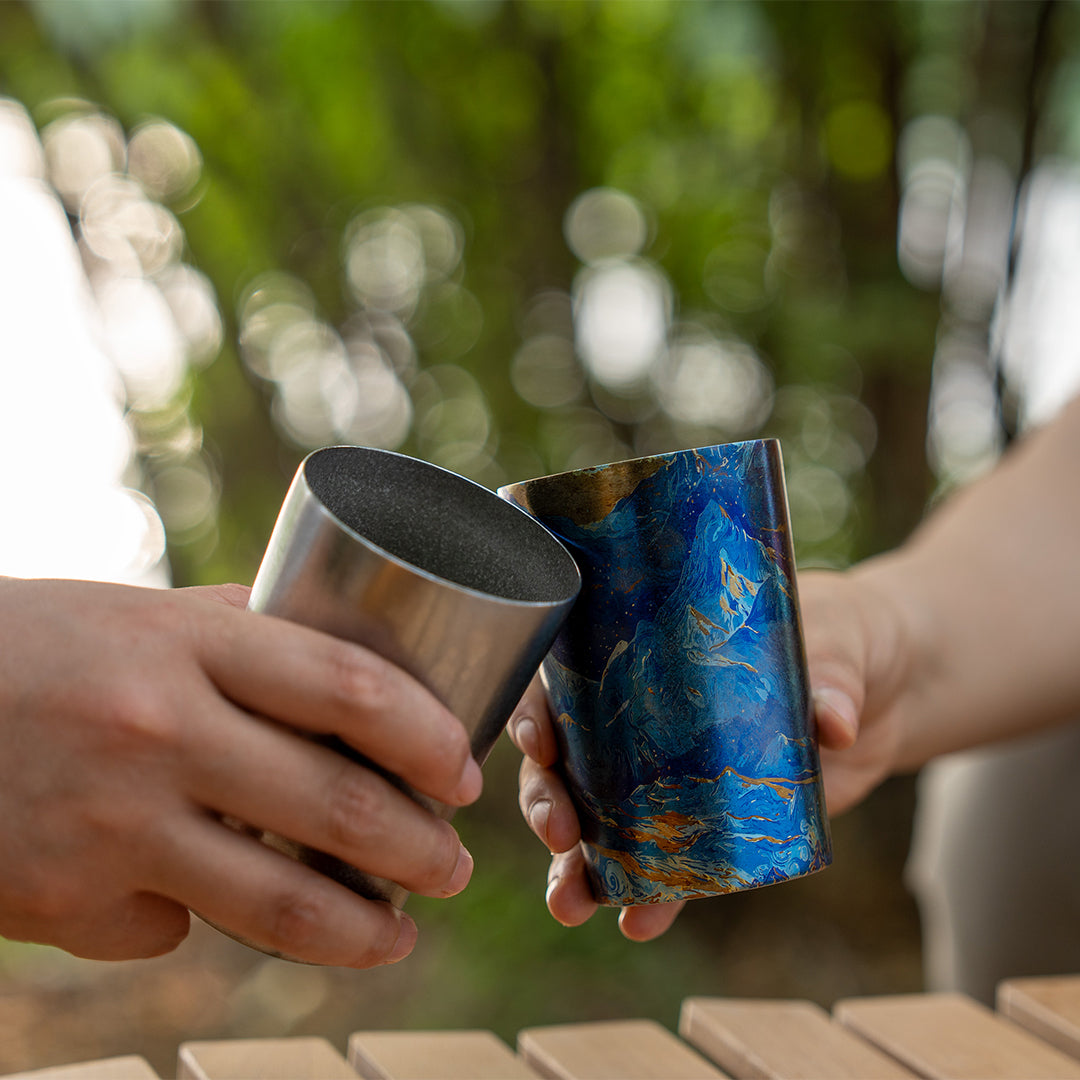 Taza de doble pared Titaner Color-Ti: Tan pura como cada sorbo