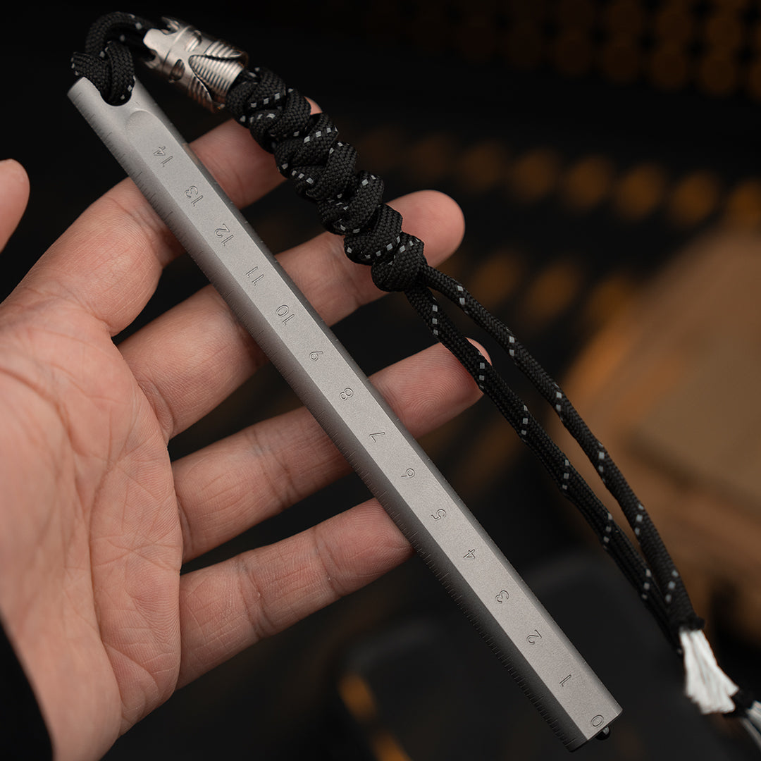 Titanium Arc Metric Ruler