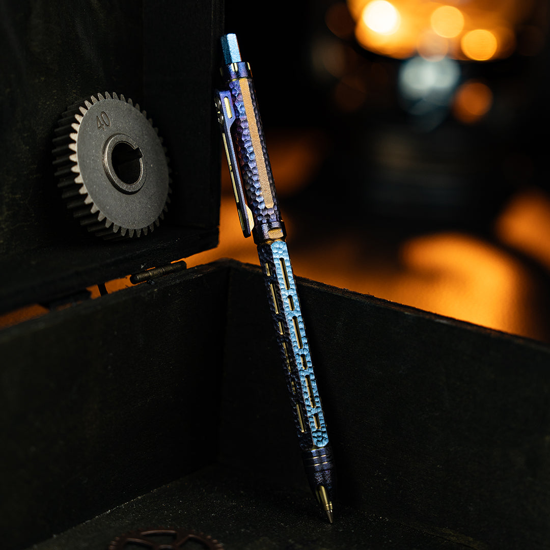 Hand-carved Ti-Chi Click Pencil