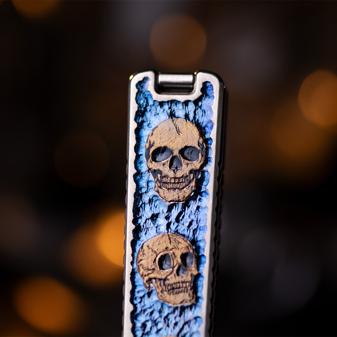 Whisper Hades: Engraved Titanium Folding Saw【Limited 20 Pcs】