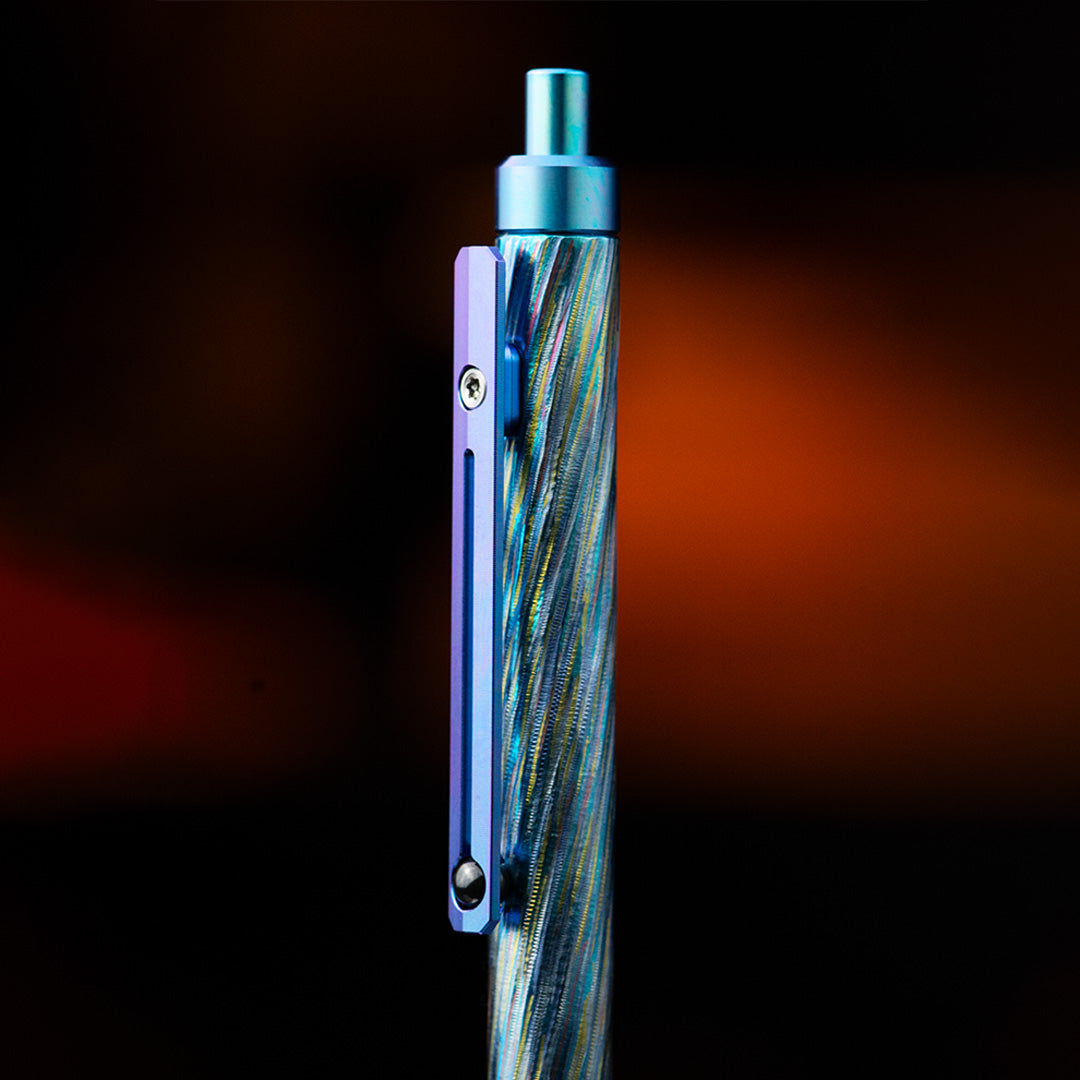 Meteor Star: Hand Carved Titanium Dragon Pearl Dream Pen