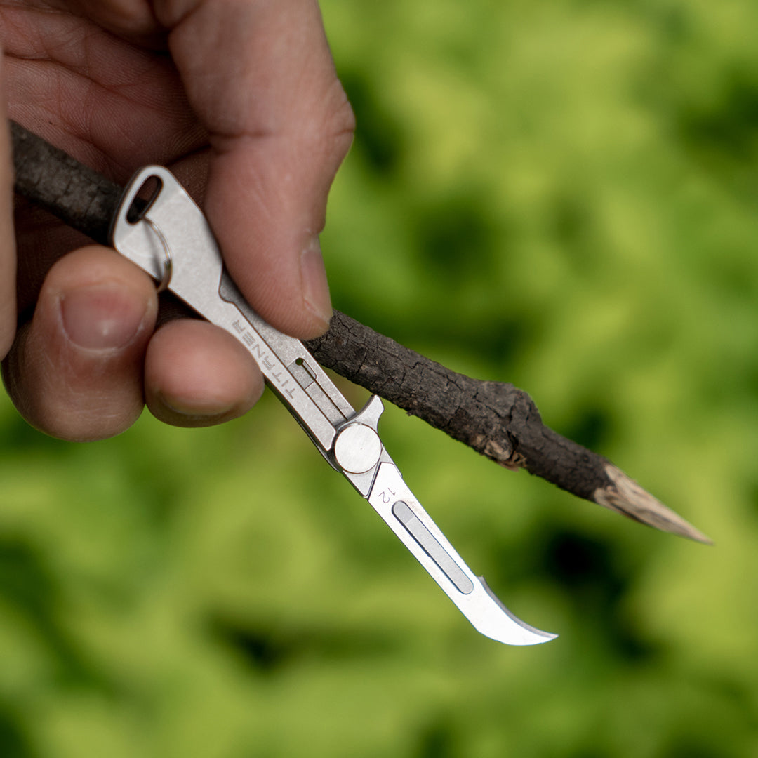 Tiflex: ein Mini-Klappmesser aus Titan mit super Schärfe