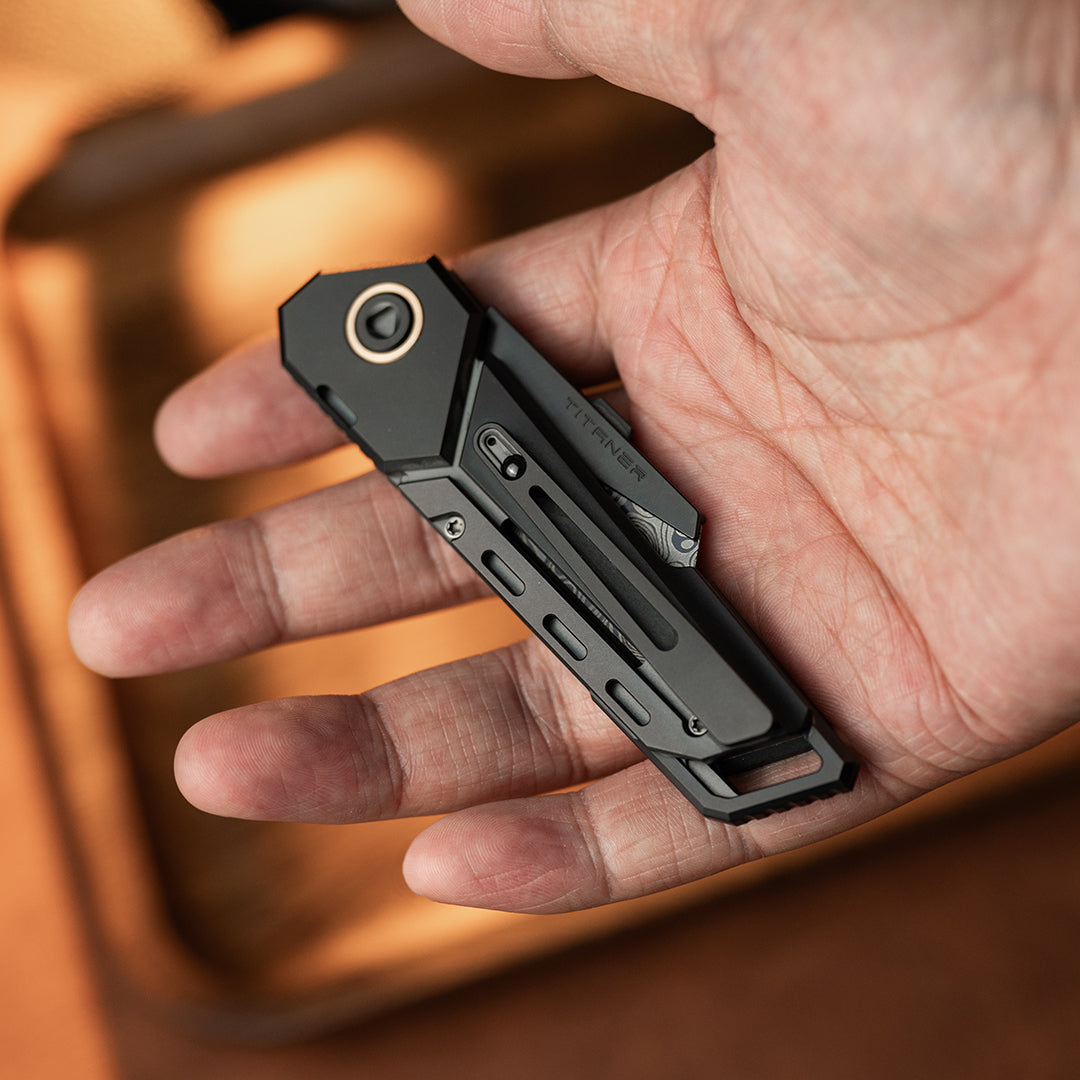 Titanium Ti Folding Knife