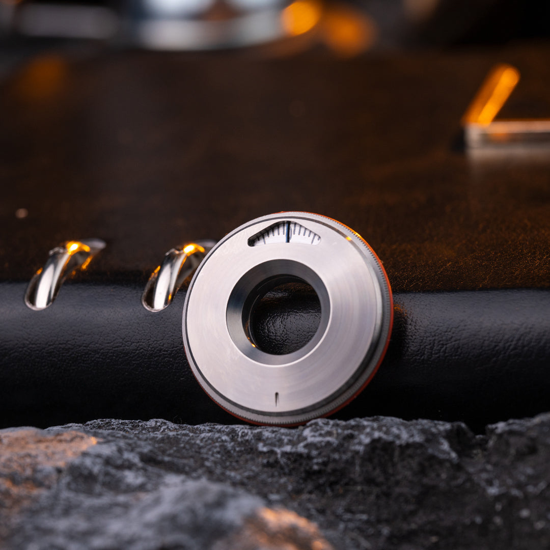 Ti-Blooms: Titanium Hand Curved Ukiyo Wave Measure Ring 2.0 【Limited 20 Pcs】