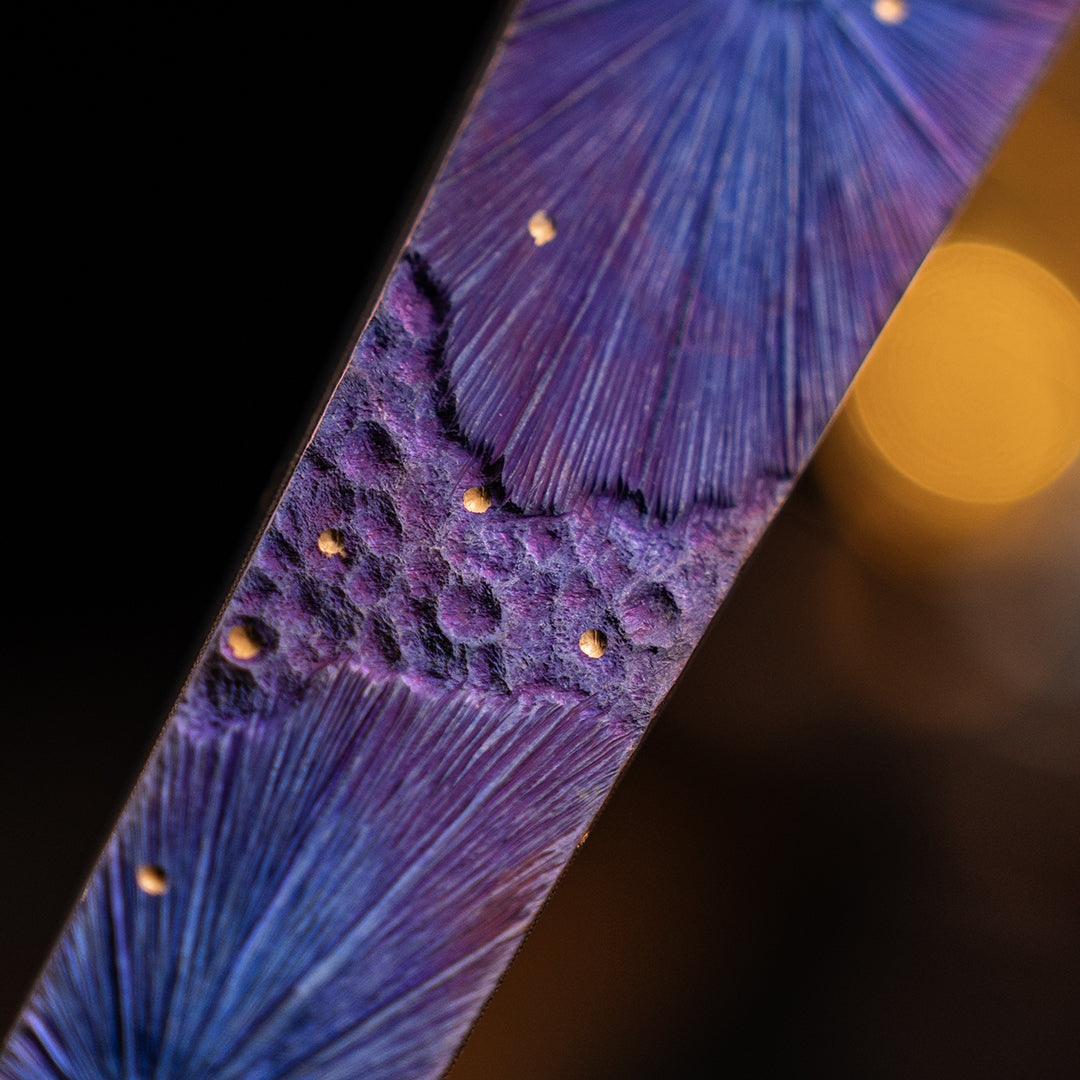 BuRan: Blue Meteor Titanium Folding Fan