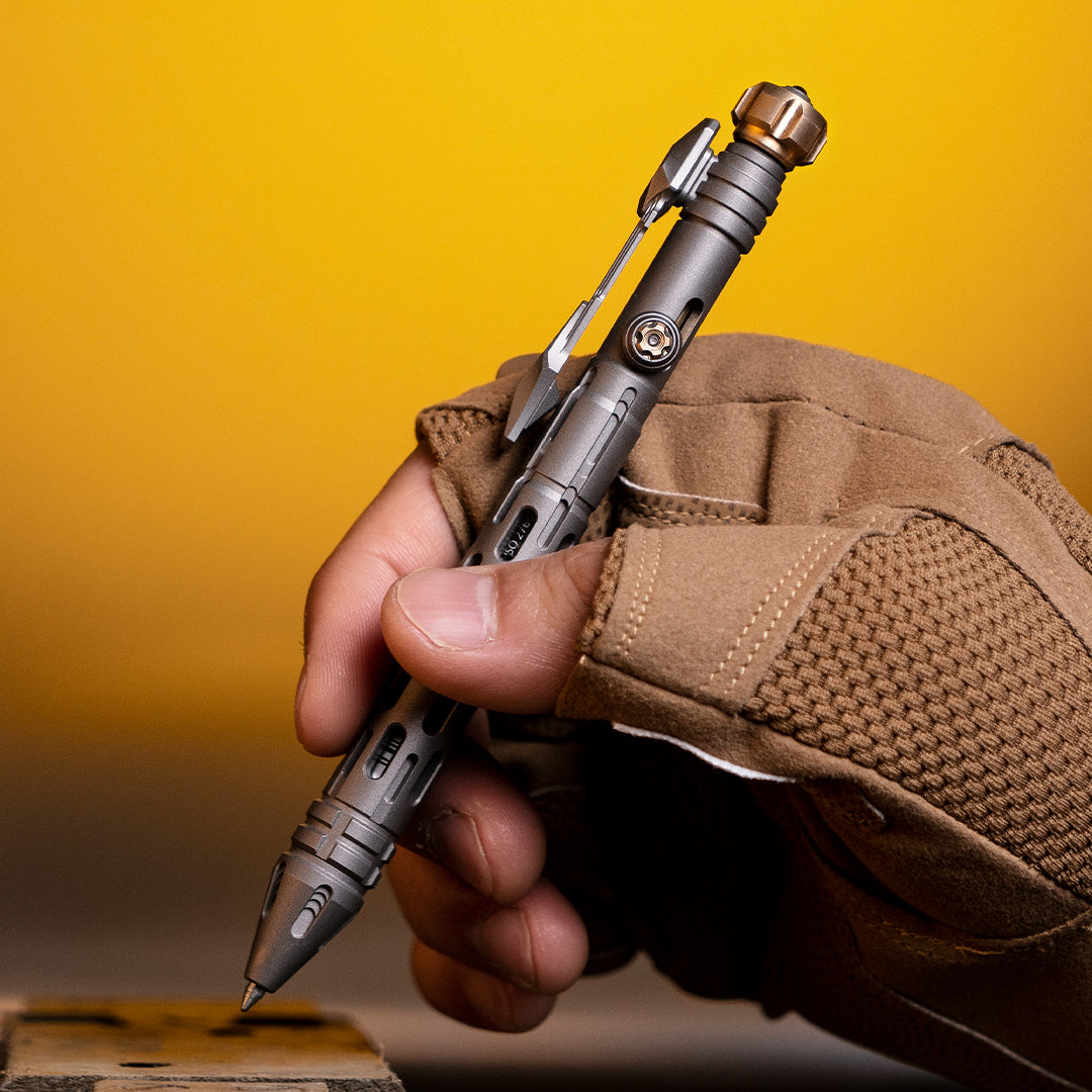 Titanium Tactical Bolt-Action Pen