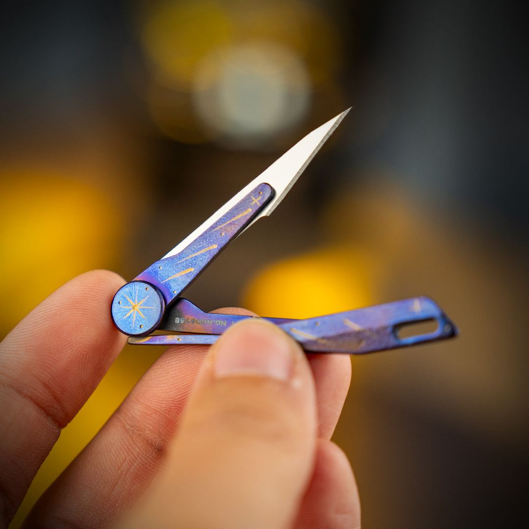 Cuchillo Micro Falcon 1.0 tallado a mano