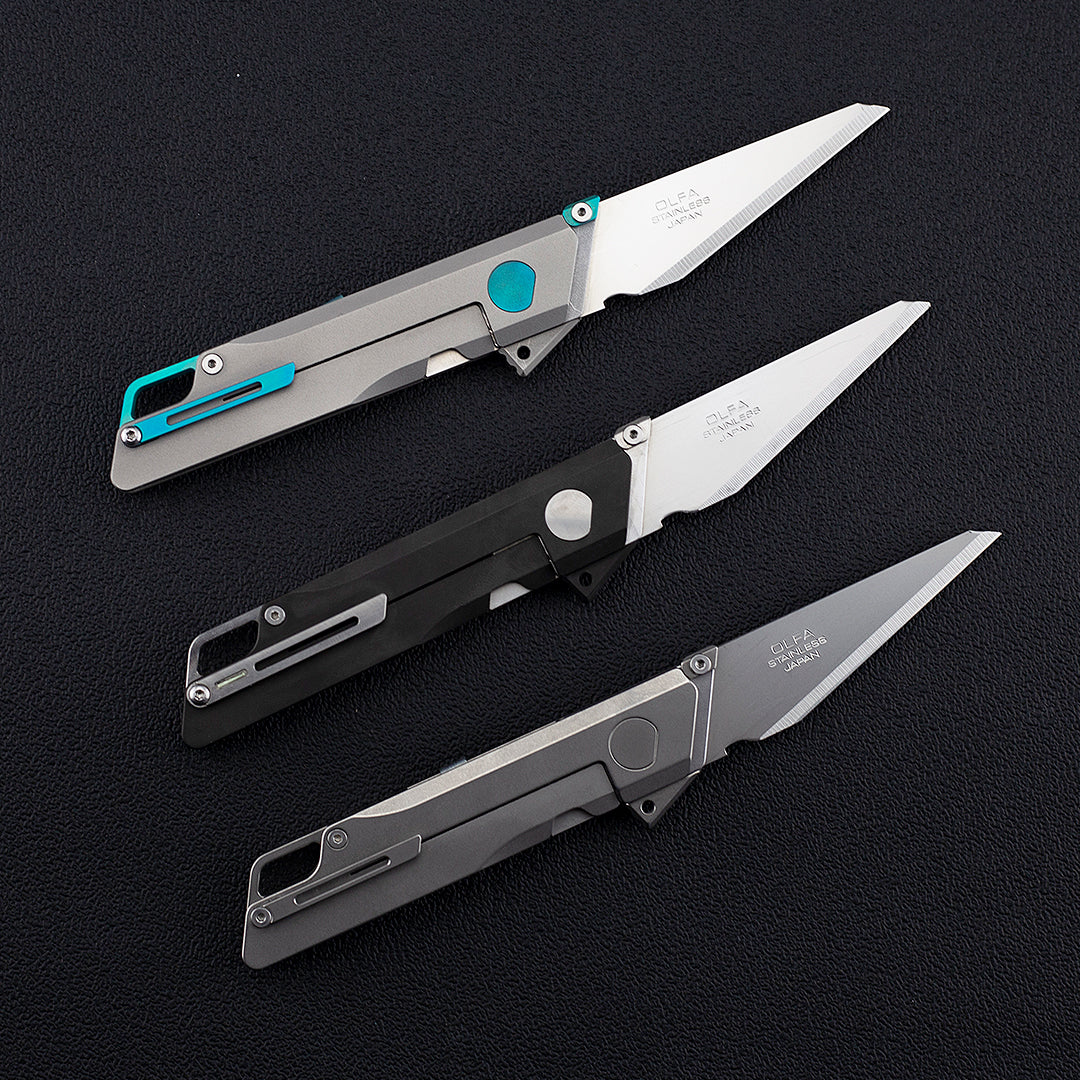 The Raven Titanium Utility Folding knife