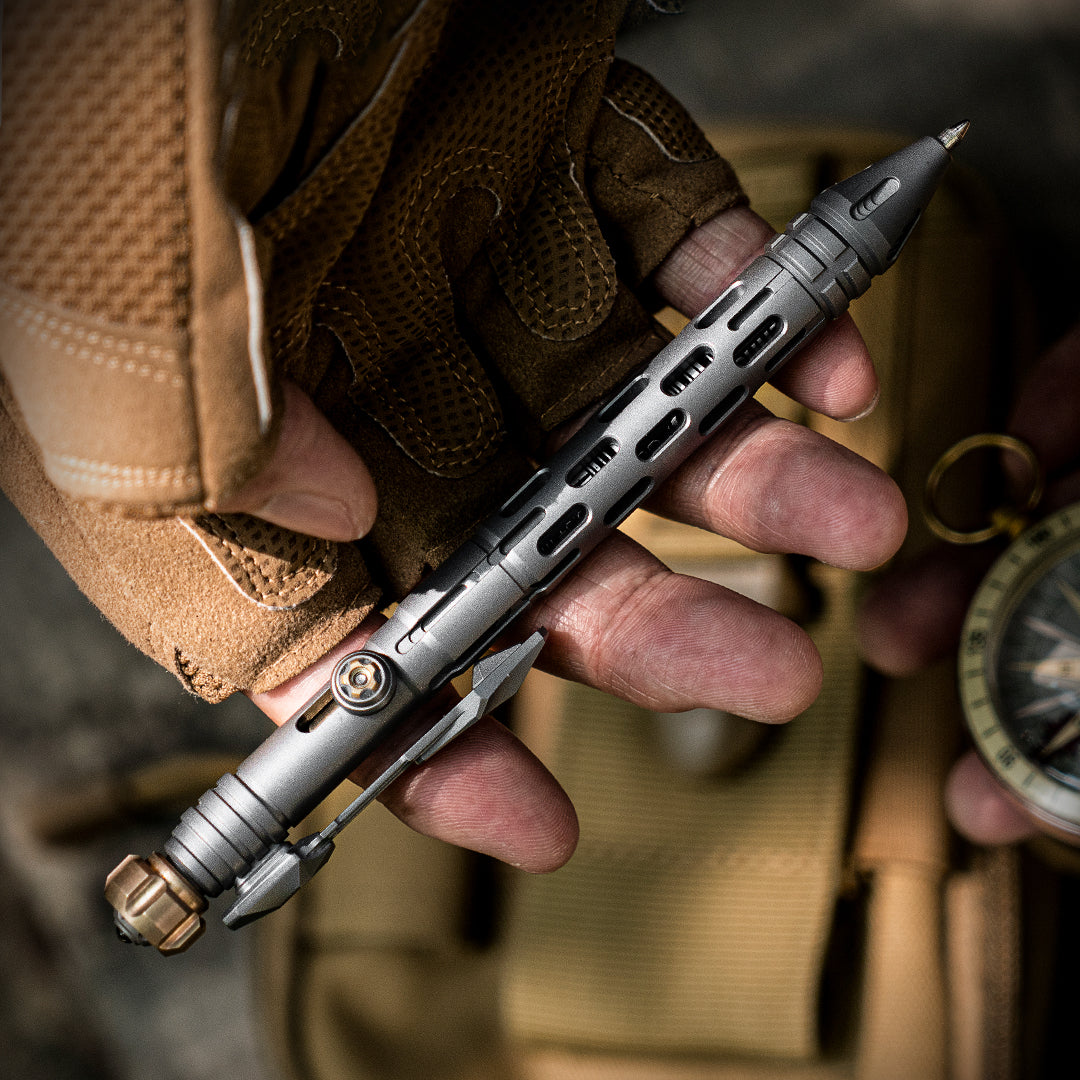 Titanium Tactical Bolt-Action Pen