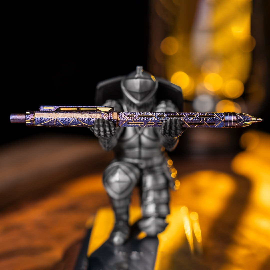 Hand-carved Ti-Chi Click Pencil