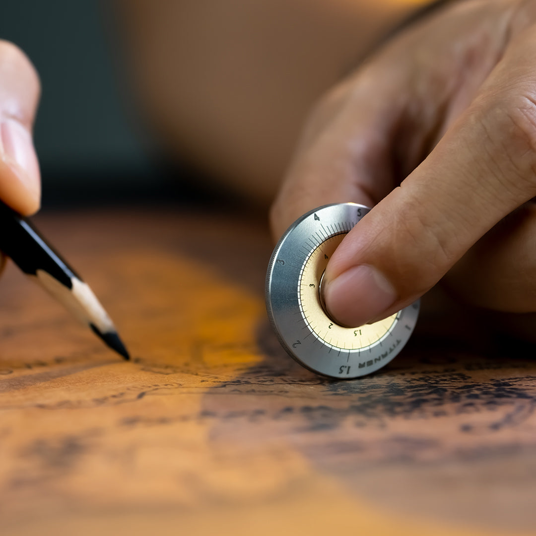 Titanium Mini Slide Rule