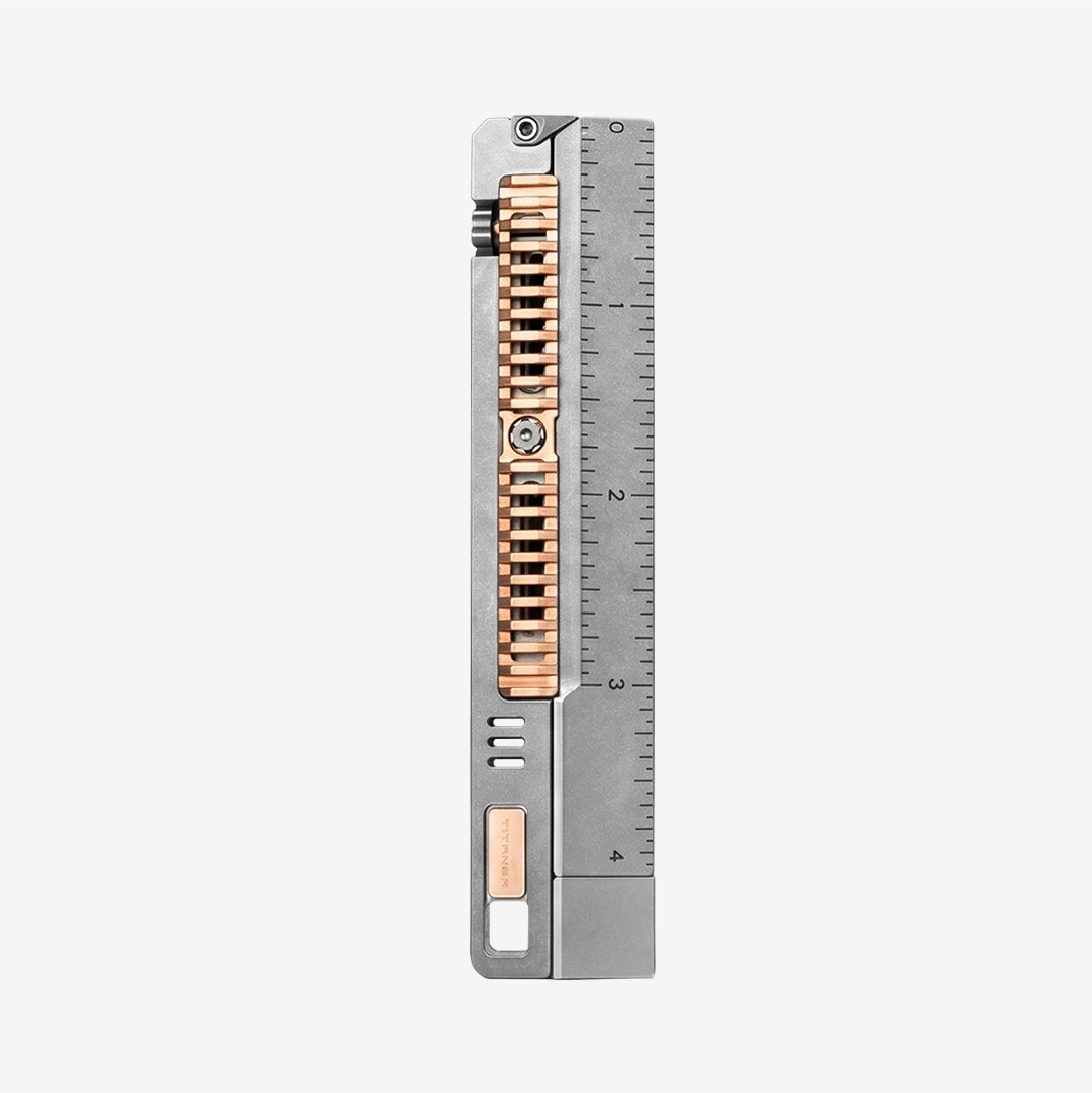 Mix 2.0: Titanium EDC Ruler