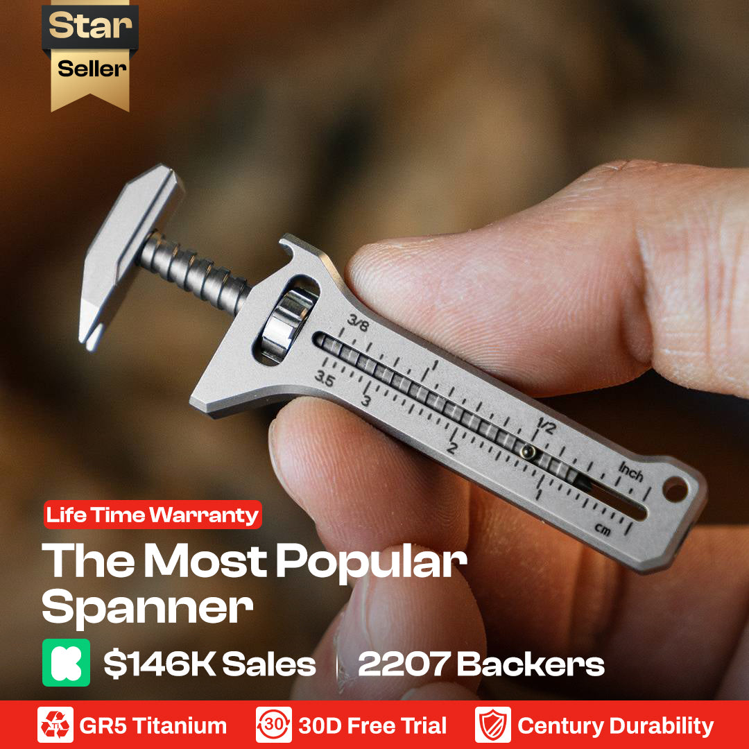 TiSpanner 2.0: Multiherramienta Compacta de Titanio