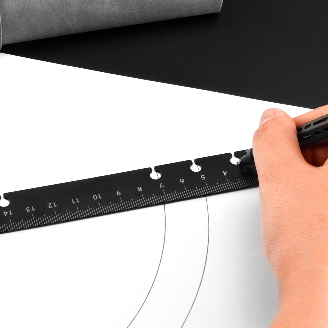 Dual-sided Ti Bookmark/Ruler