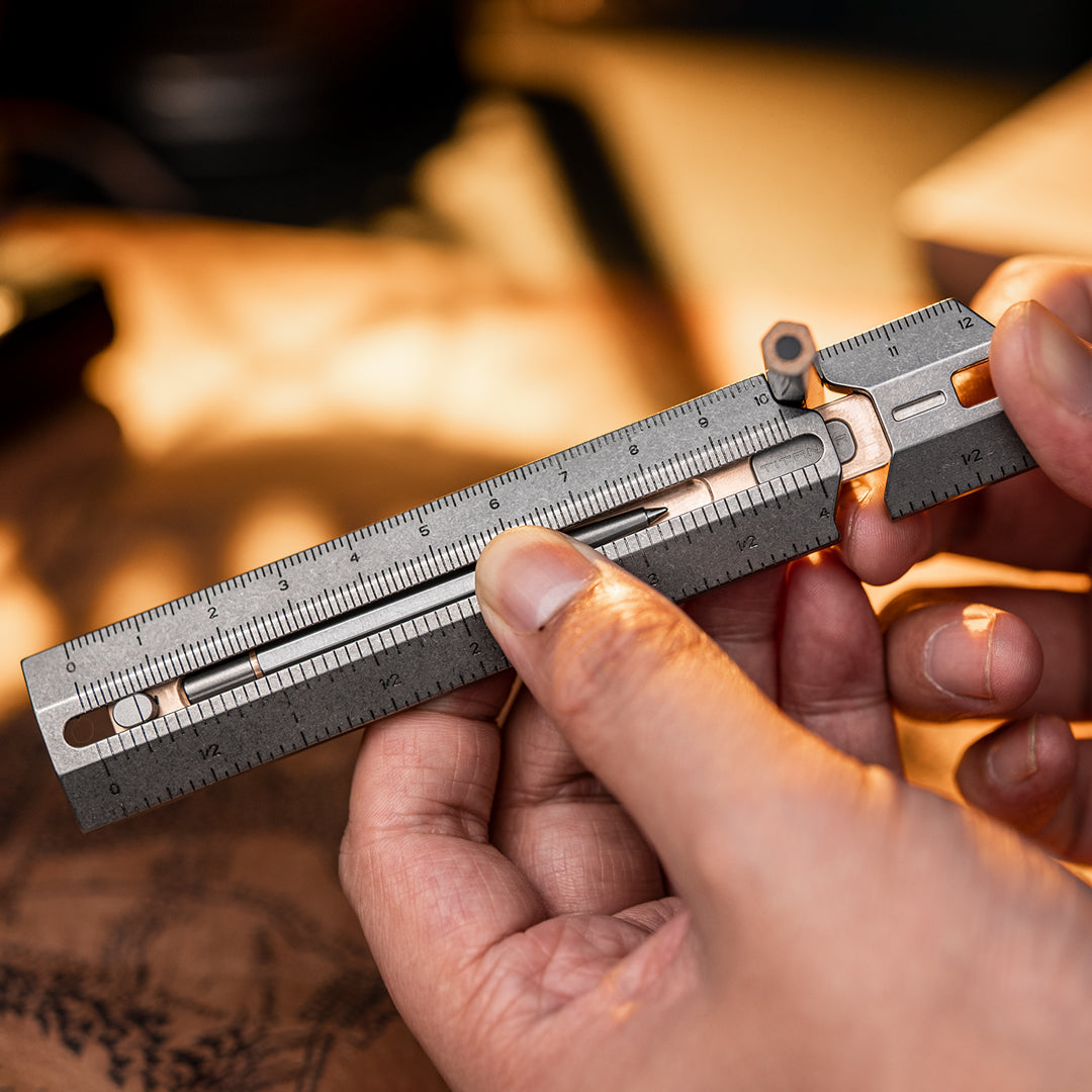 Mix 3.0: Titanium EDC Versatile Ruler