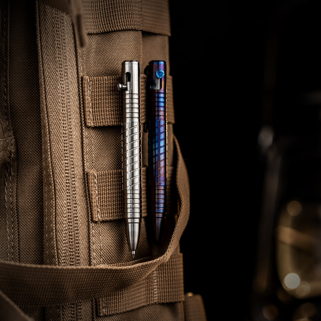 Titanium Pocket Bolt-Action Pen