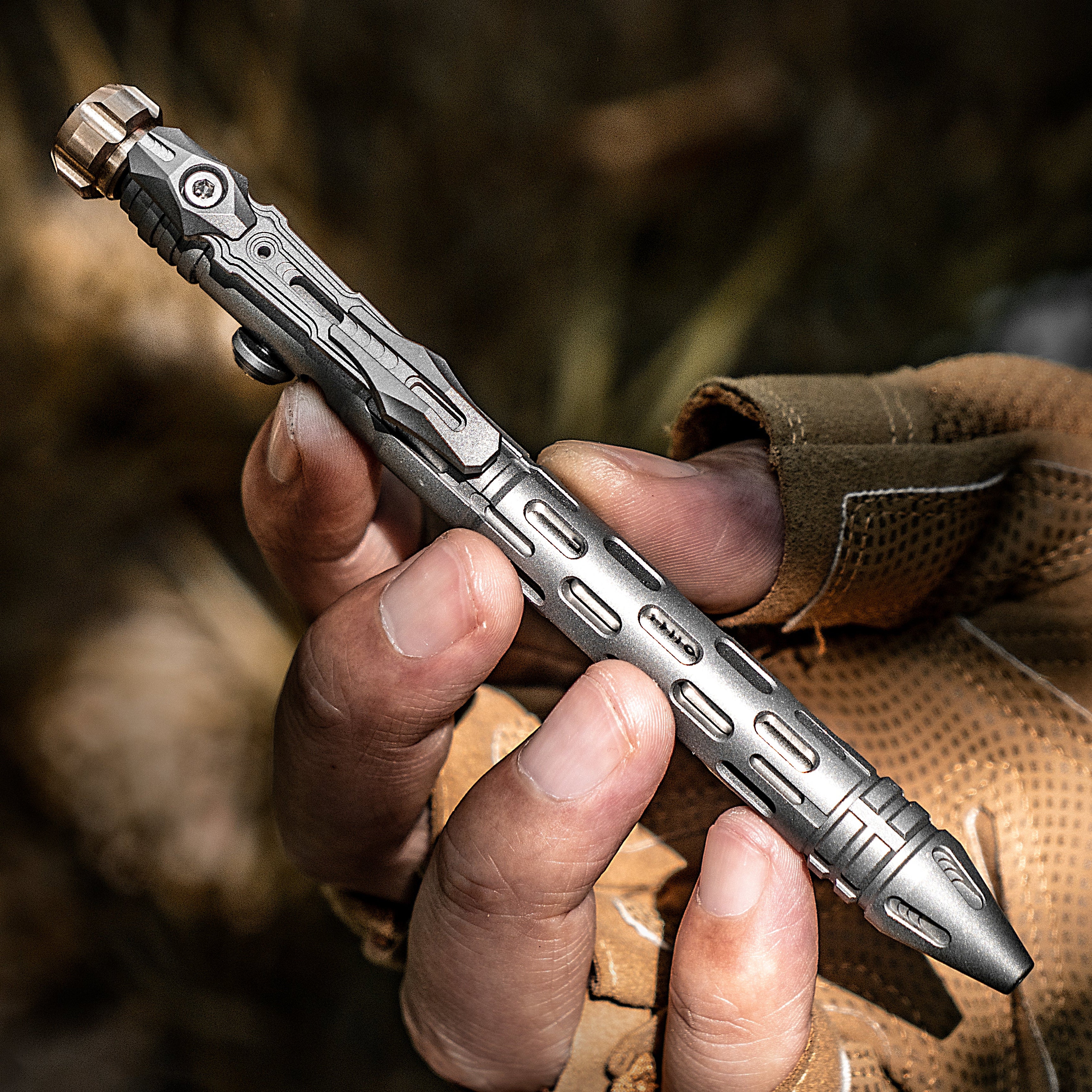 Titanium Tactical Bolt-Action Pen