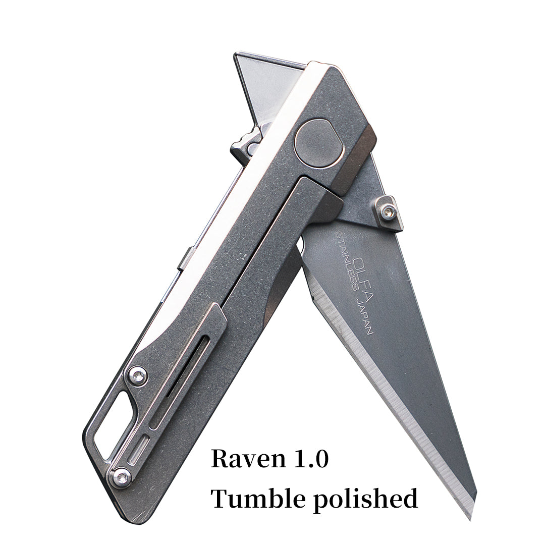 The Raven Titanium Utility Folding knife