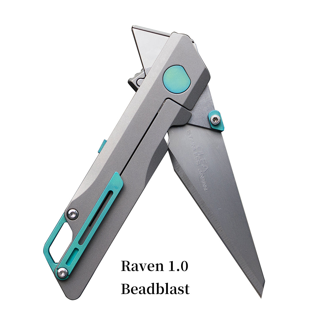 The Raven Titanium Utility Folding knife