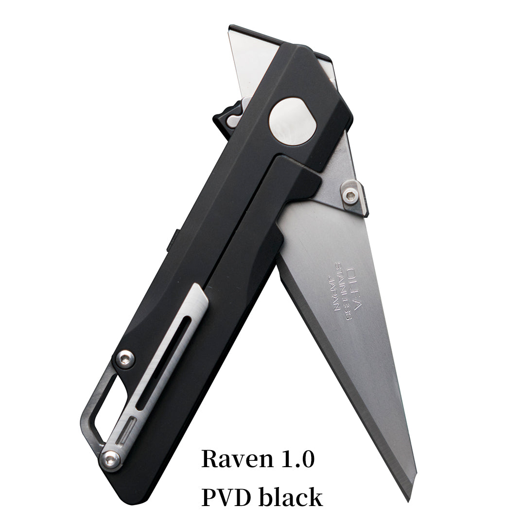 The Raven Titanium Utility Folding knife
