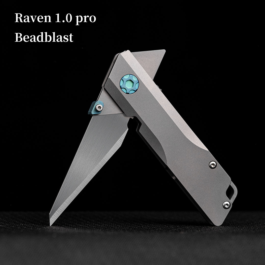 The Raven Titanium Utility Folding knife