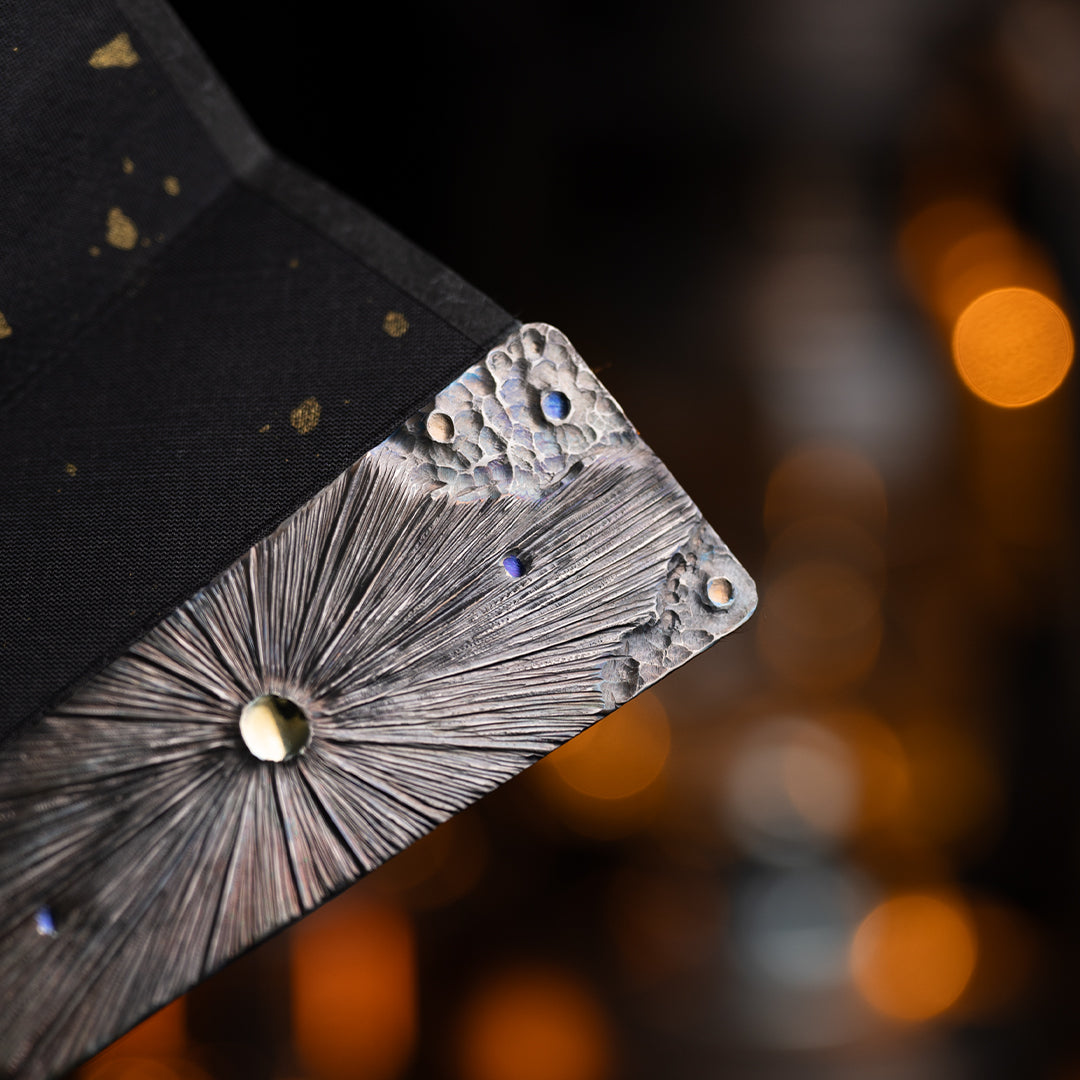 BuRan: Obsidian Meteor Titanium Folding Fan