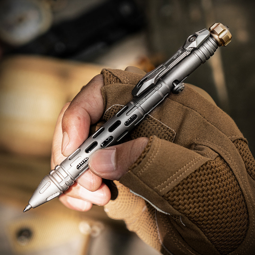 Titanium Tactical Bolt-Action Pen