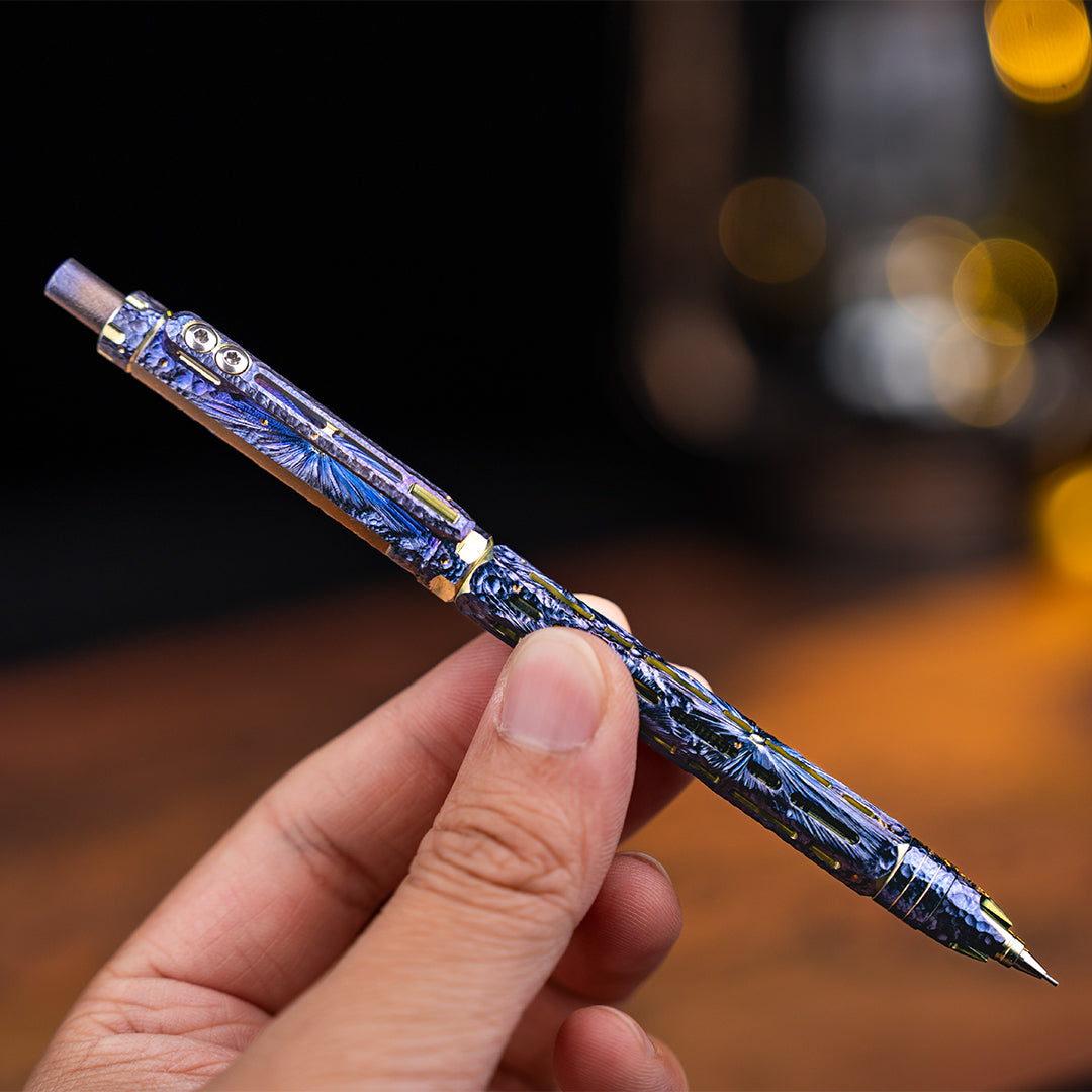 Hand-carved Ti-Chi Click Pencil