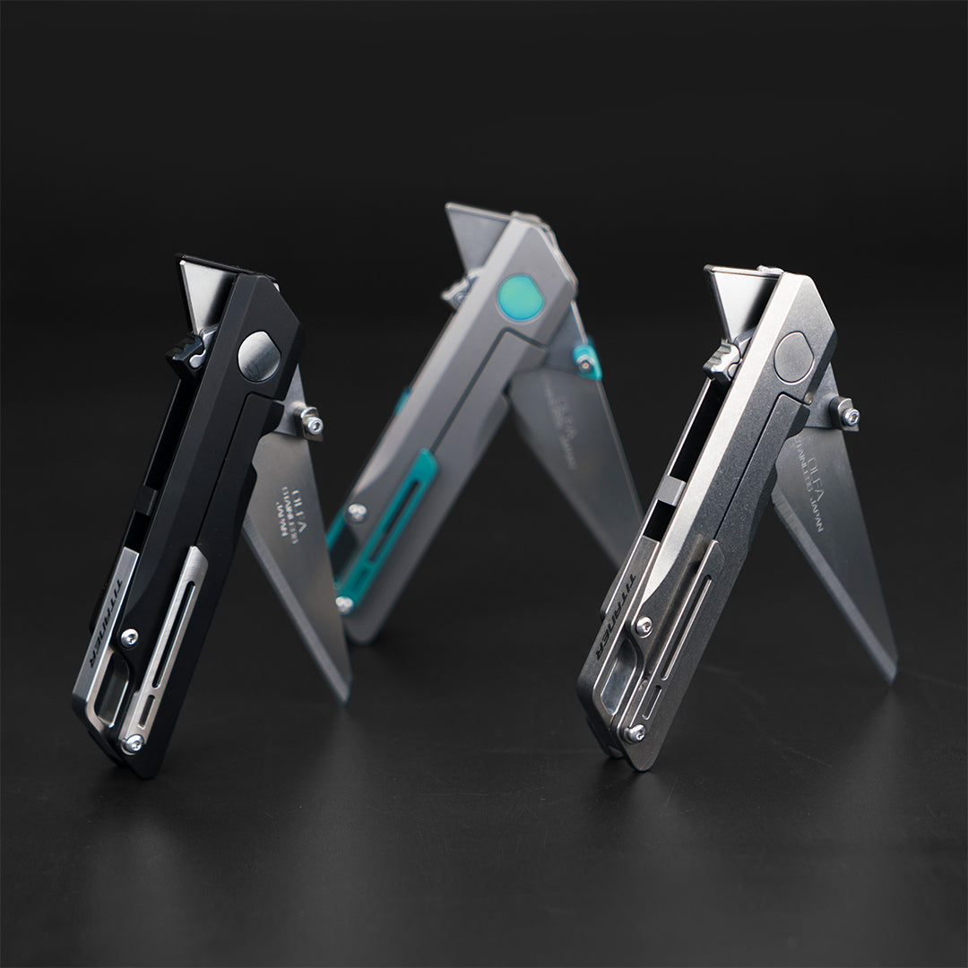 The Raven Titanium Utility Folding Knife