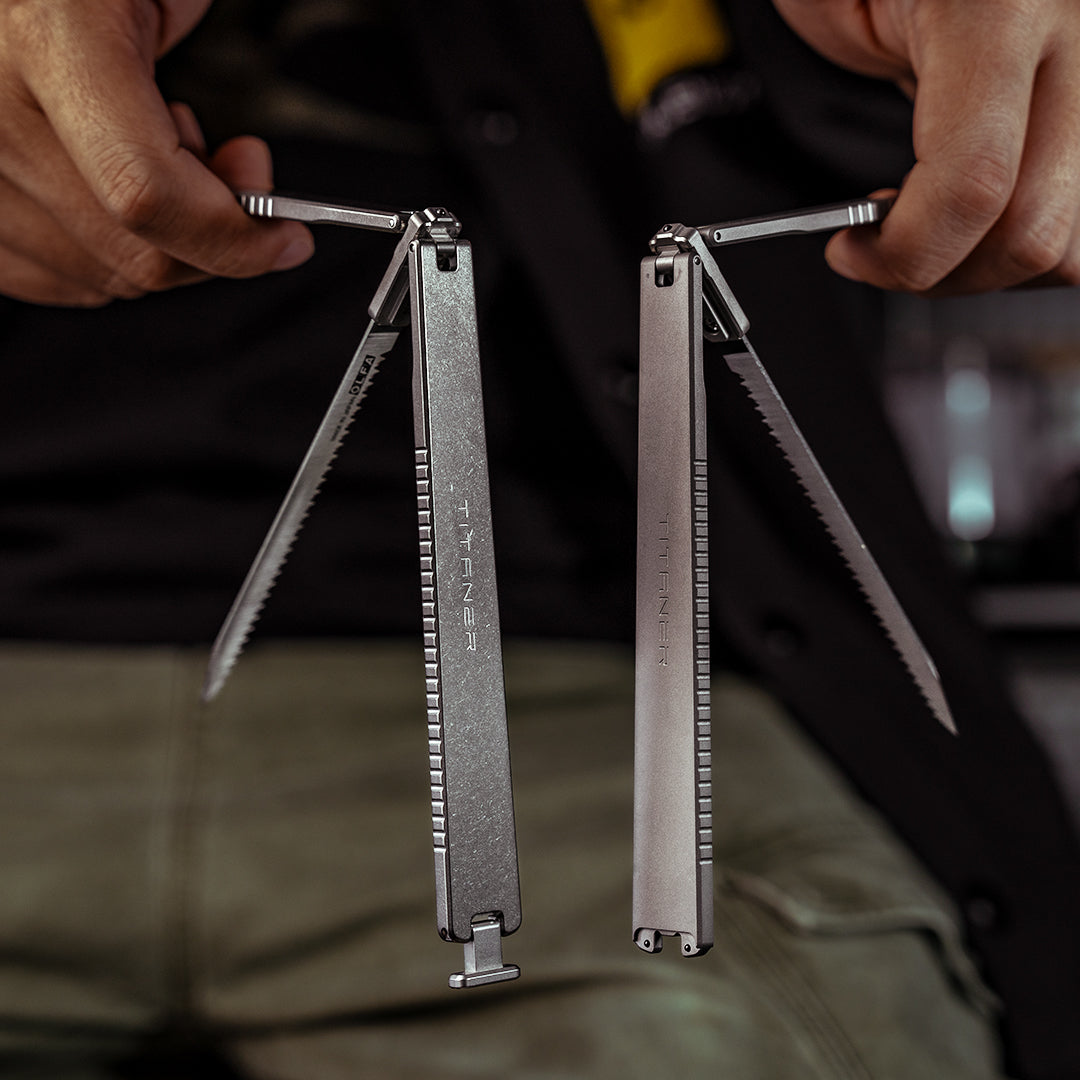 Tissaw: Titanium Folding Hand Saw
