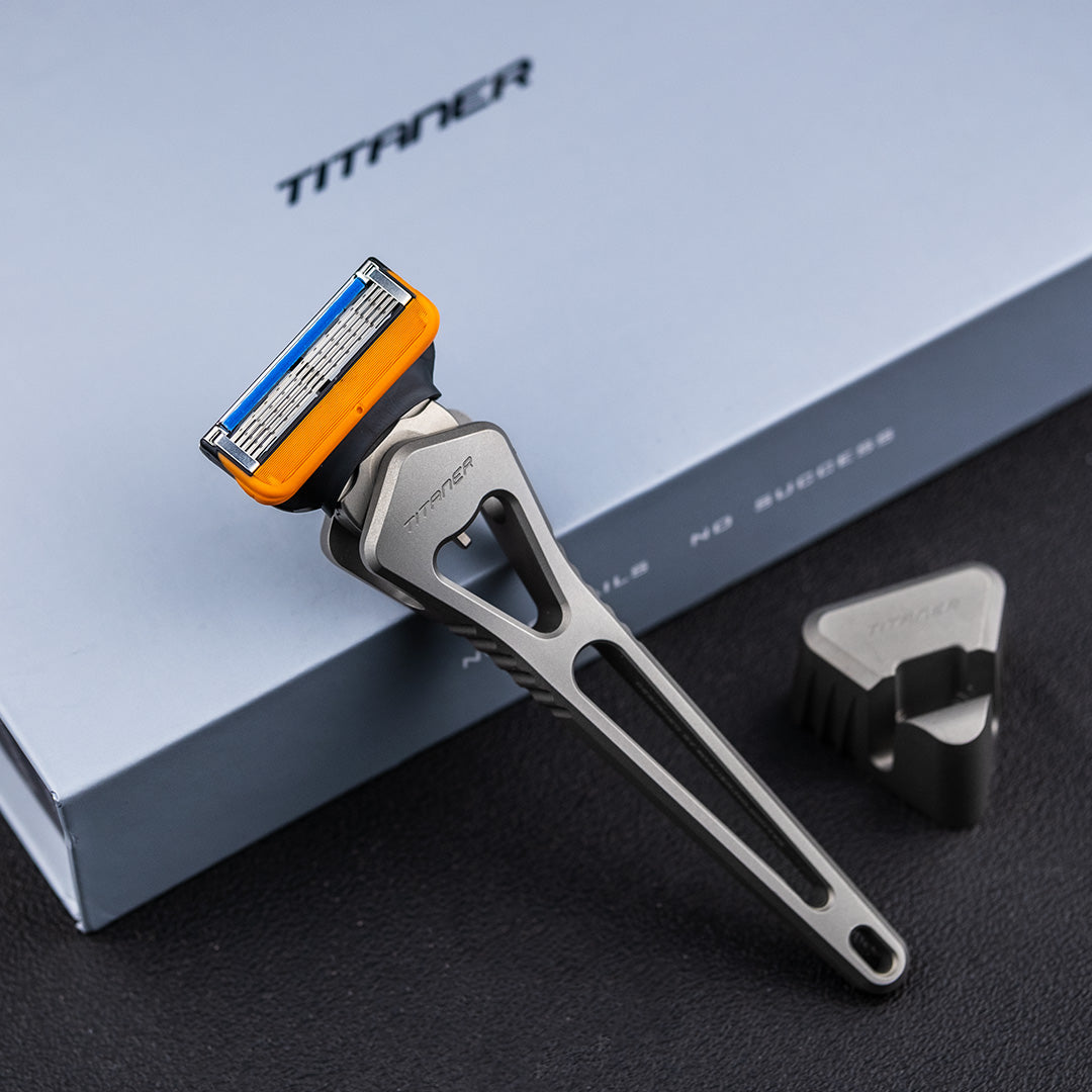 Navaja de Seguridad GR5 de Titanio de 5 Capas