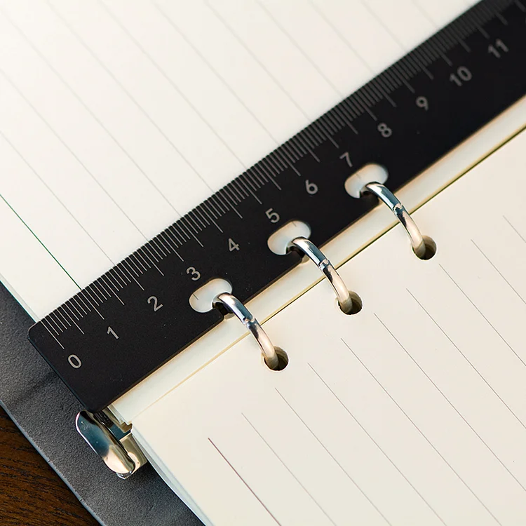 Dual-sided Ti Bookmark/Ruler