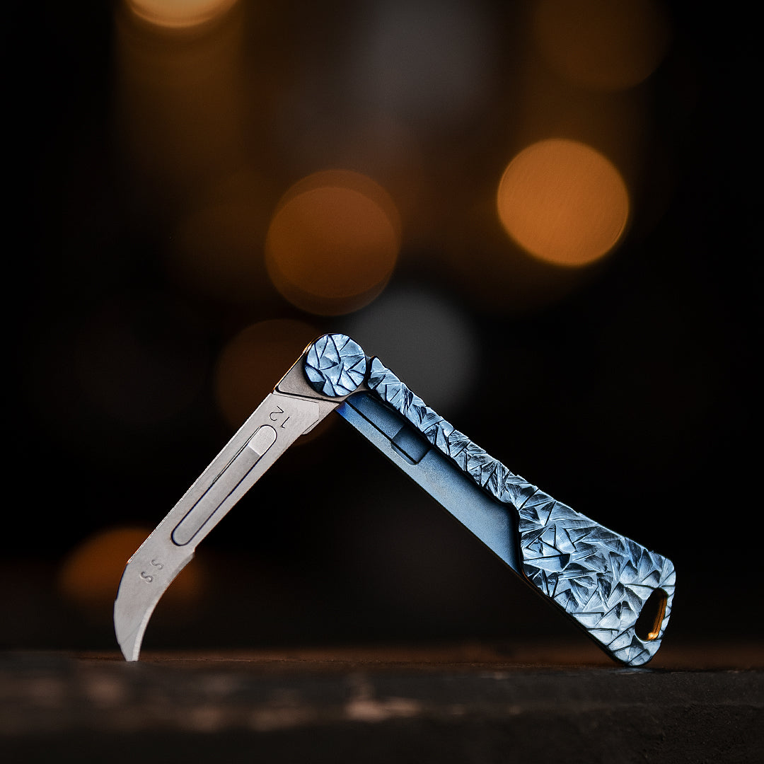 Tiflex: ein Mini-Klappmesser aus Titan mit super Schärfe