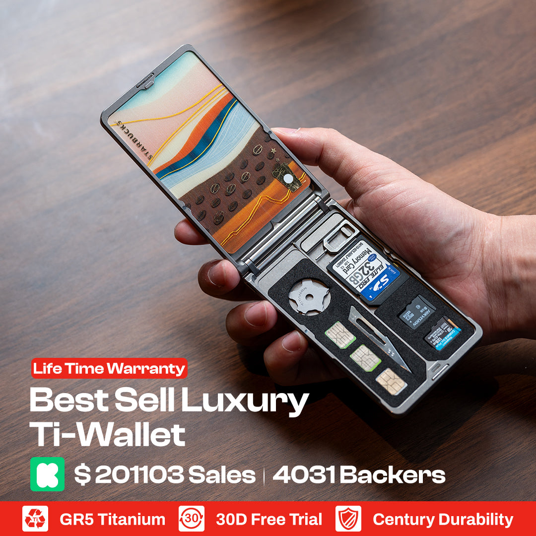 Titanium EDC Wallet