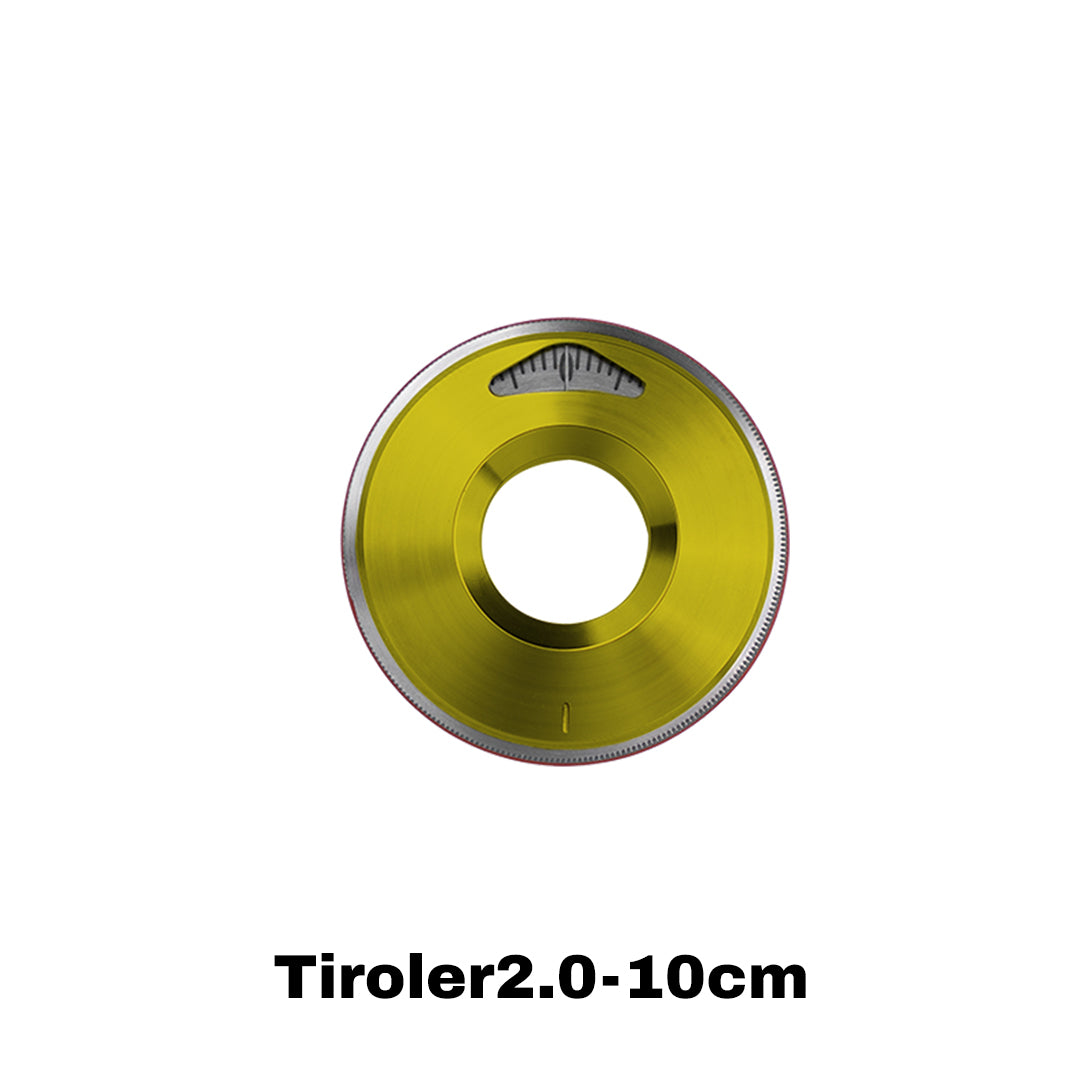 Tiroler 2.0: Titanium Curve Measure Ring