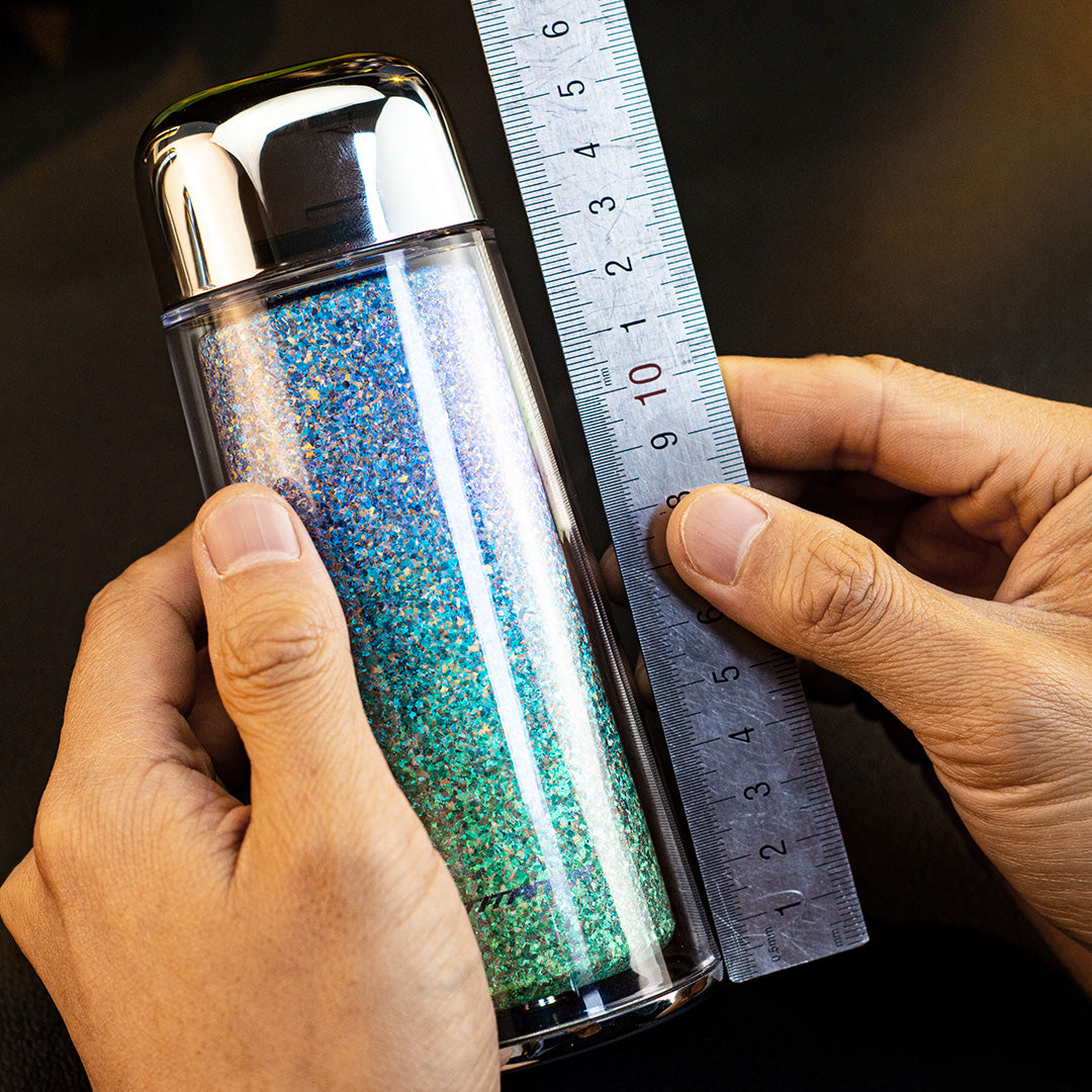 Ice-crystal Pure Titanium Water Bottle