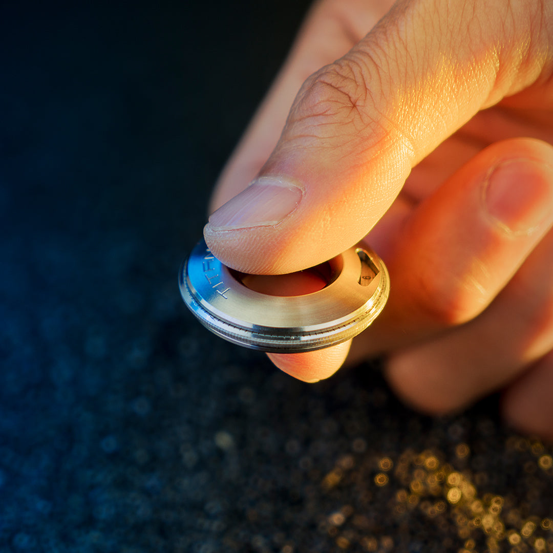 Tiroler:Titanium Curve Measure Ring