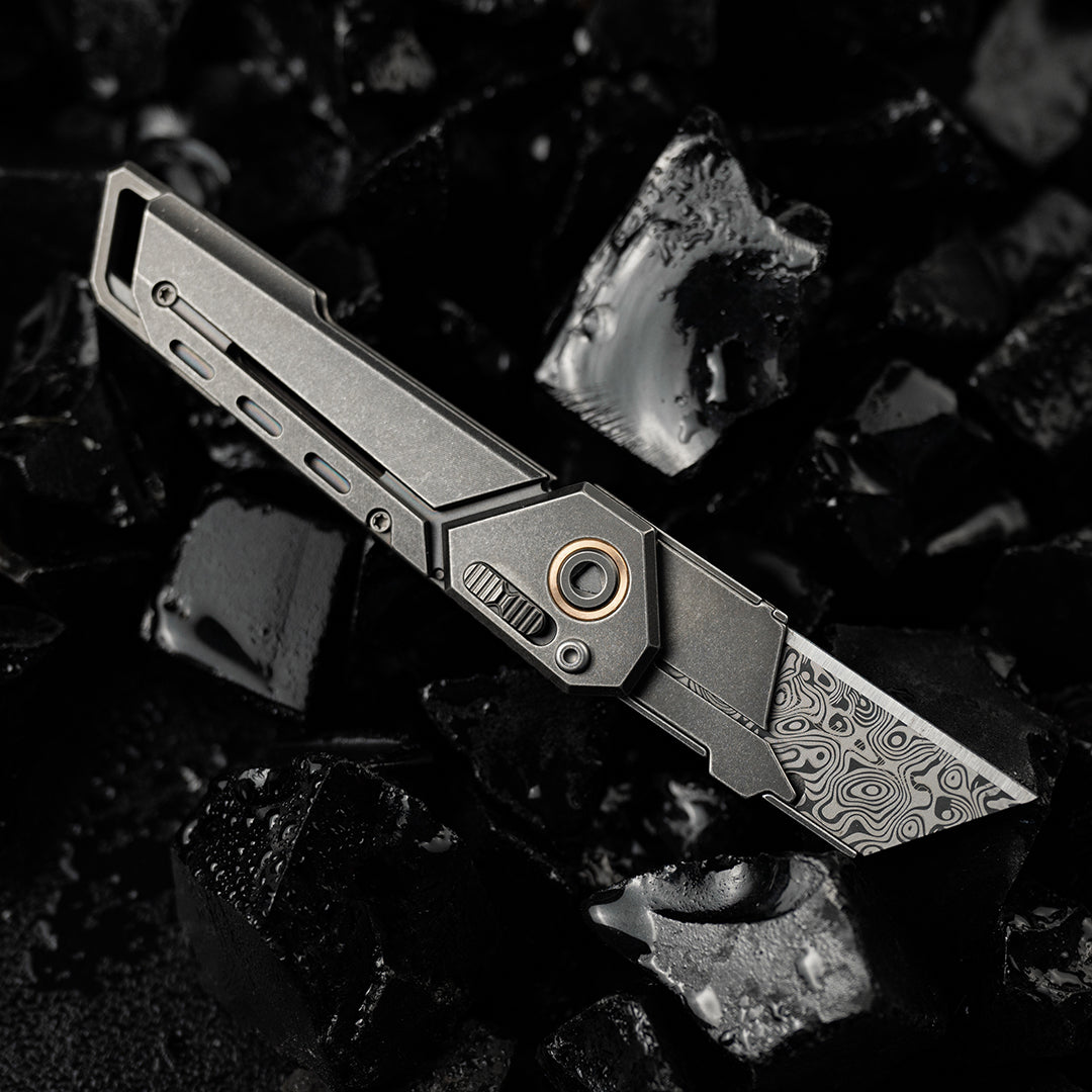 Titanium Ti Folding Knife
