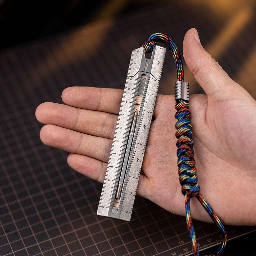 Mix 3.0: Titanium EDC Versatile Ruler