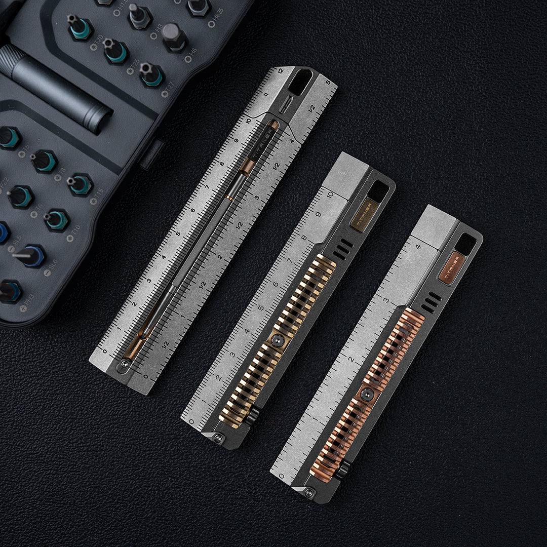 Mix 3.0: Titanium EDC Versatile Ruler