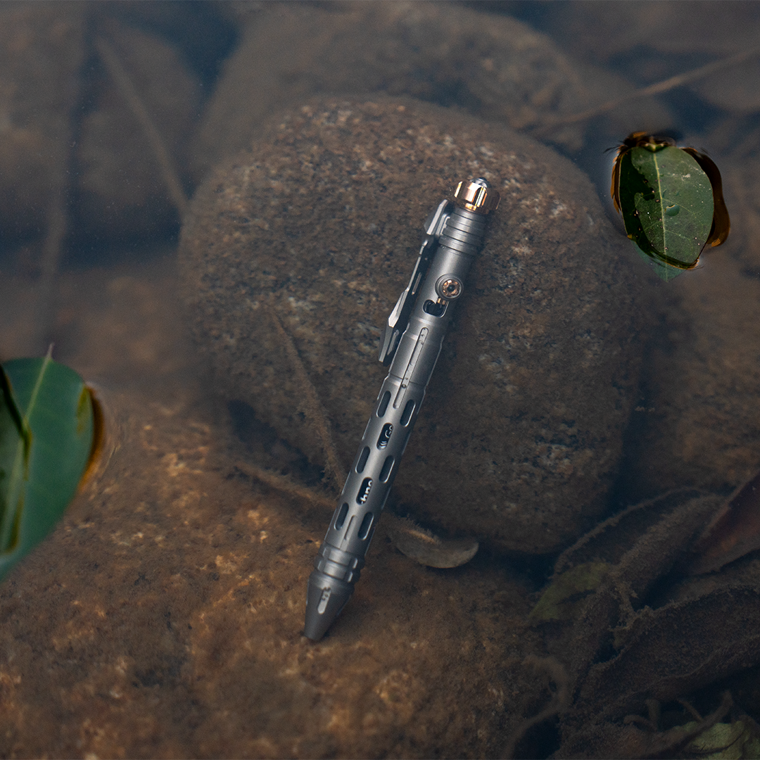 Titanium Tactical Bolt-Action Pen