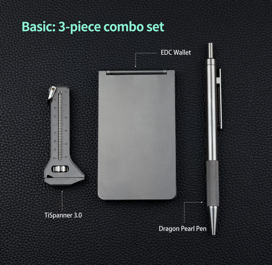 Titanium EDC Essentials Combo